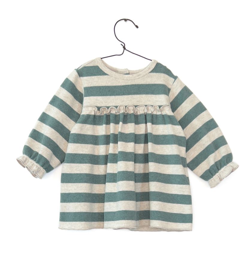 Pacific Blue Stripe Dress 120 BABY GIRLS APPAREL Play Up 3m 