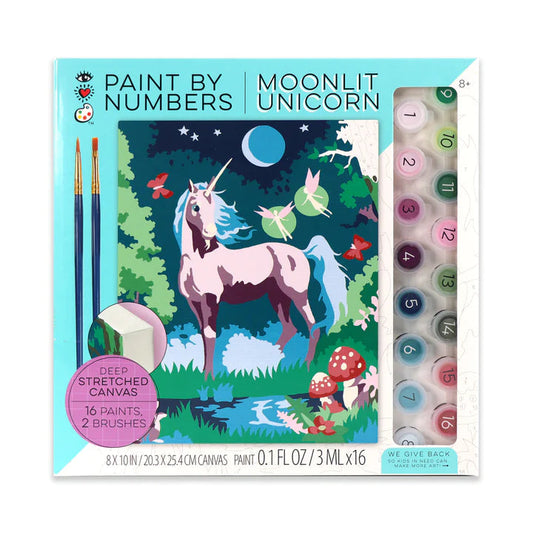 Paint By Numbers Unicorn Kit 196 TOYS CHILD Bright Stripes 