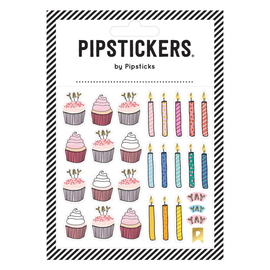 Party Cupcakes Stickers 196 TOYS CHILD Pipsticks 