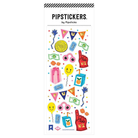 Party Favors Sticker Sheet 196 TOYS CHILD Pipsticks 