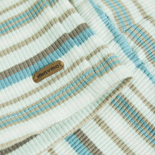 Pastel Blue Stripe Shorts 130 BABY BOYS/NEUTRAL APPAREL Minymo 