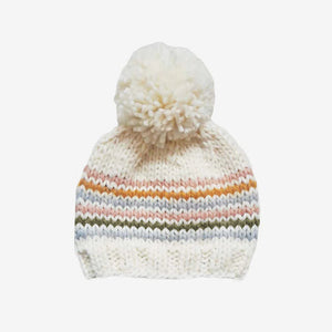 Pastel Stripe Hat 100 ACCESSORIES BABY The Blueberry Hill 3-6m 