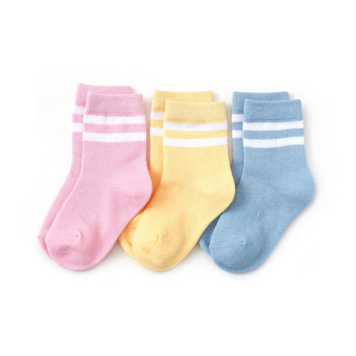 Pastel Striped Midi 3-Pack 100 ACCESSORIES BABY Little Stocking Co. 0-6m 