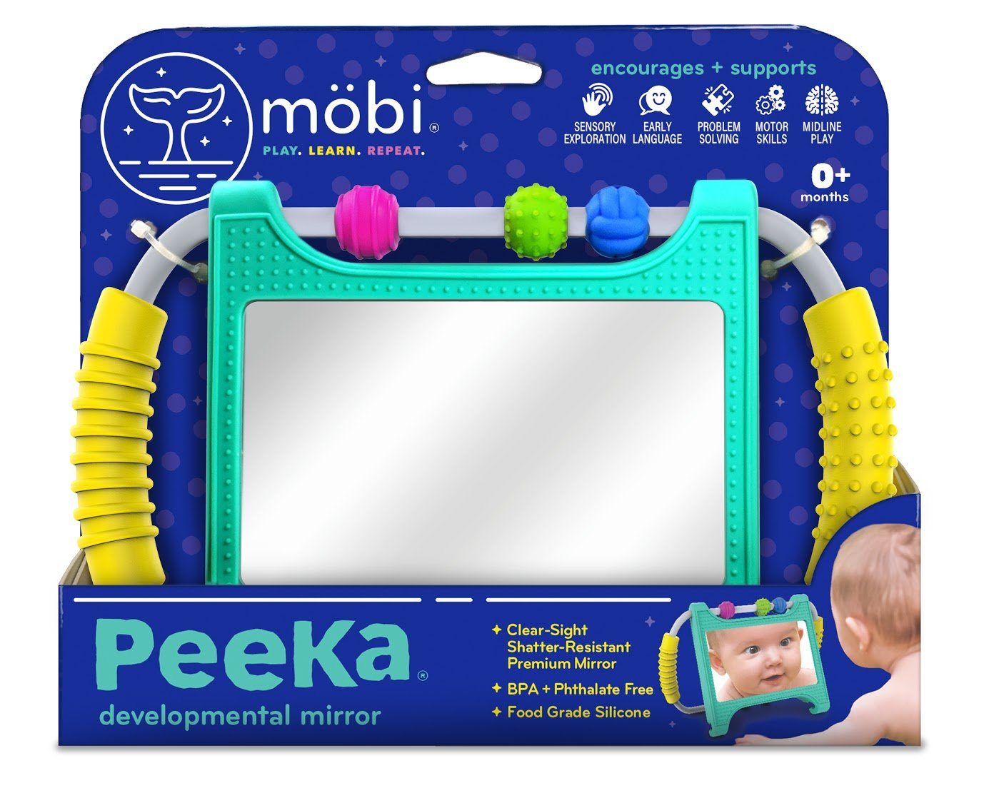 Peeka Developmental Mirror - Pitter Patter