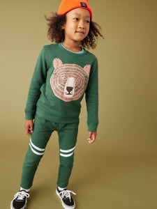 Pine Speedy Stripe Joggers 140 BOYS APPAREL 2-8 Tea 