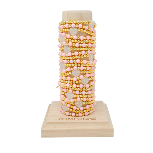 Pink And Gold Bracelets 110 ACCESSORIES CHILD Tiny Treats And Zomi Gems 