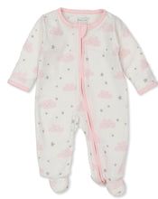 Pink Breezy Clouds Zip Footie 120 BABY GIRLS APPAREL Kissy Kissy NB 