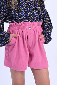 Pink Corduroy Shorts 160 GIRLS APPAREL TWEEN 7-16 Molly Bracken 8 