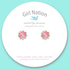 Pink Daisy Cutie Earrings 110 ACCESSORIES CHILD Girl Nation 