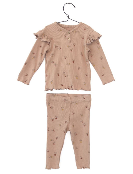 Pink Firefly Lounge Set 120 BABY GIRLS APPAREL Play Up 3m 
