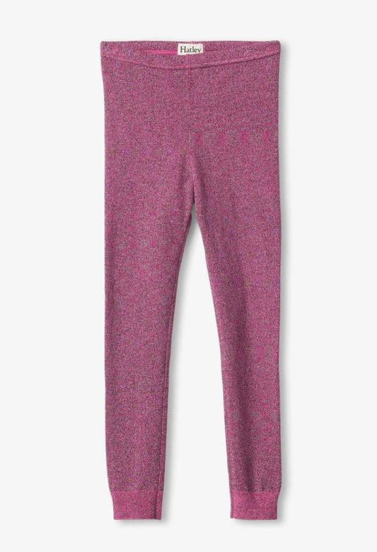 Pink Glitter Knit Legging 150 GIRLS APPAREL 2-8 Hatley Kids 2/3 