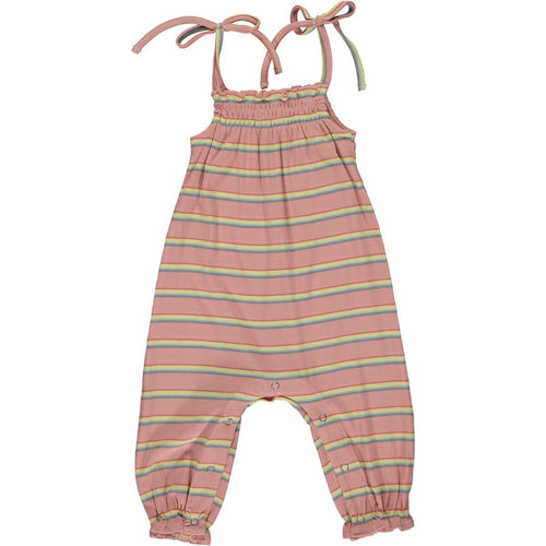 Pink Rib Victoria Romper 120 BABY GIRLS APPAREL Vignette 3-6m 