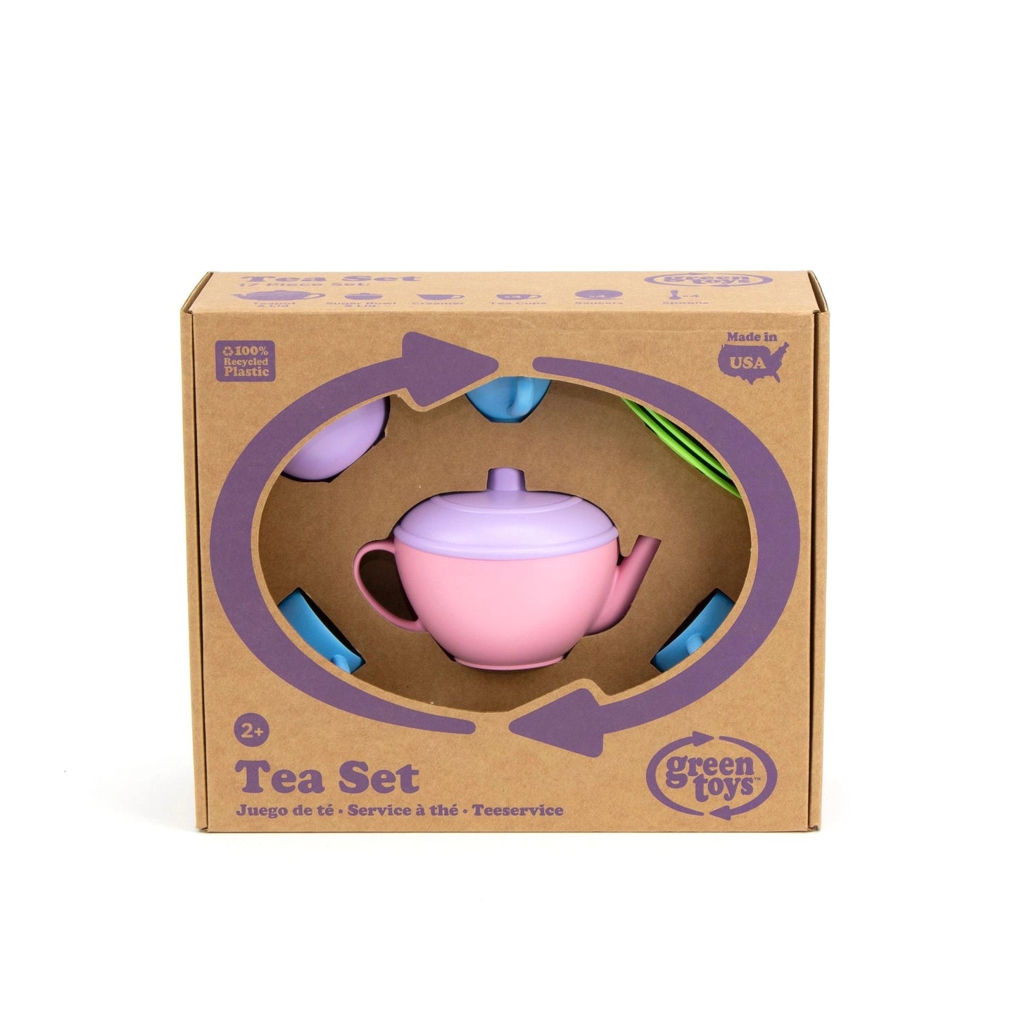 Pink Tea Set 196 TOYS CHILD Green Toys 