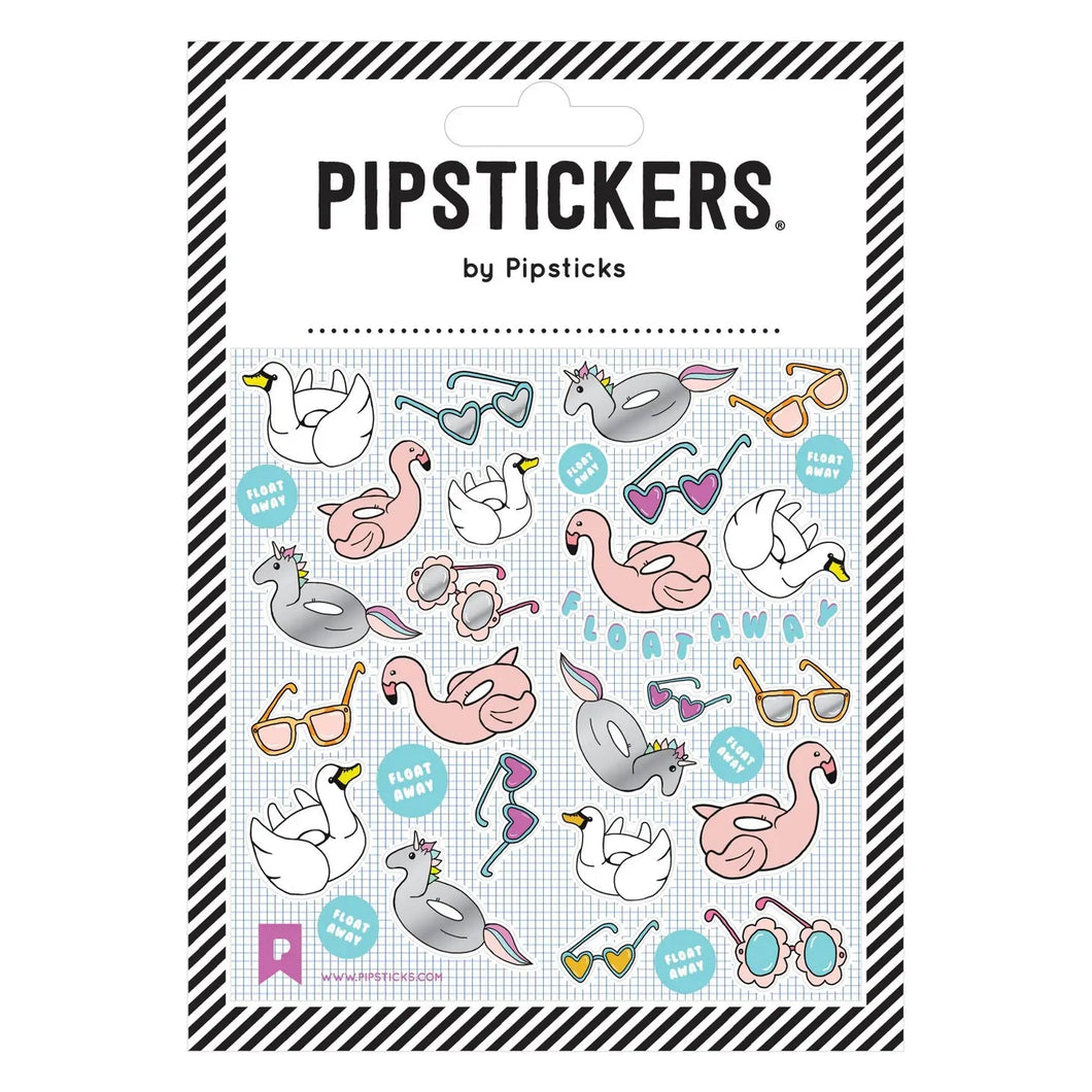Pool Float Away Sticker Sheet 196 TOYS CHILD Pipsticks 