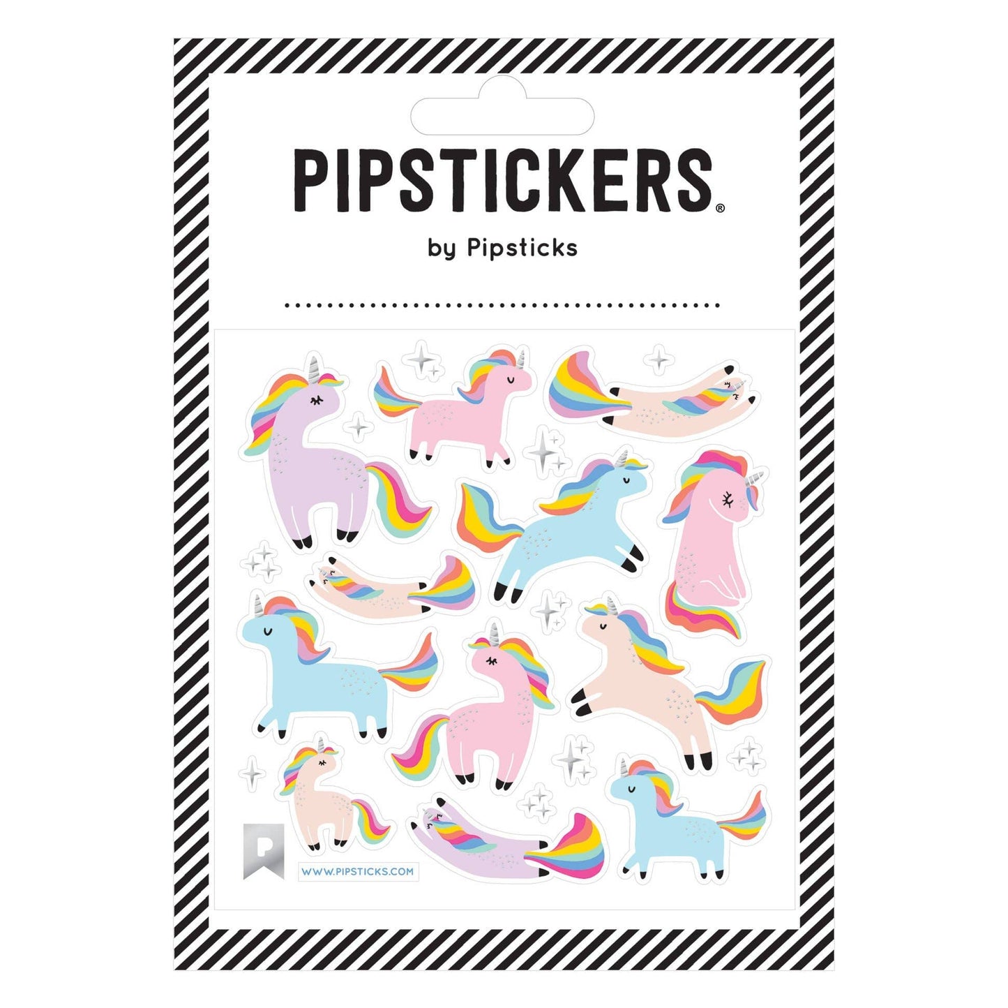 Precious Unicorns Sticker Sheet 196 TOYS CHILD Pipsticks 