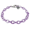 Purple Chain Bracelet Jewelry Charm It 