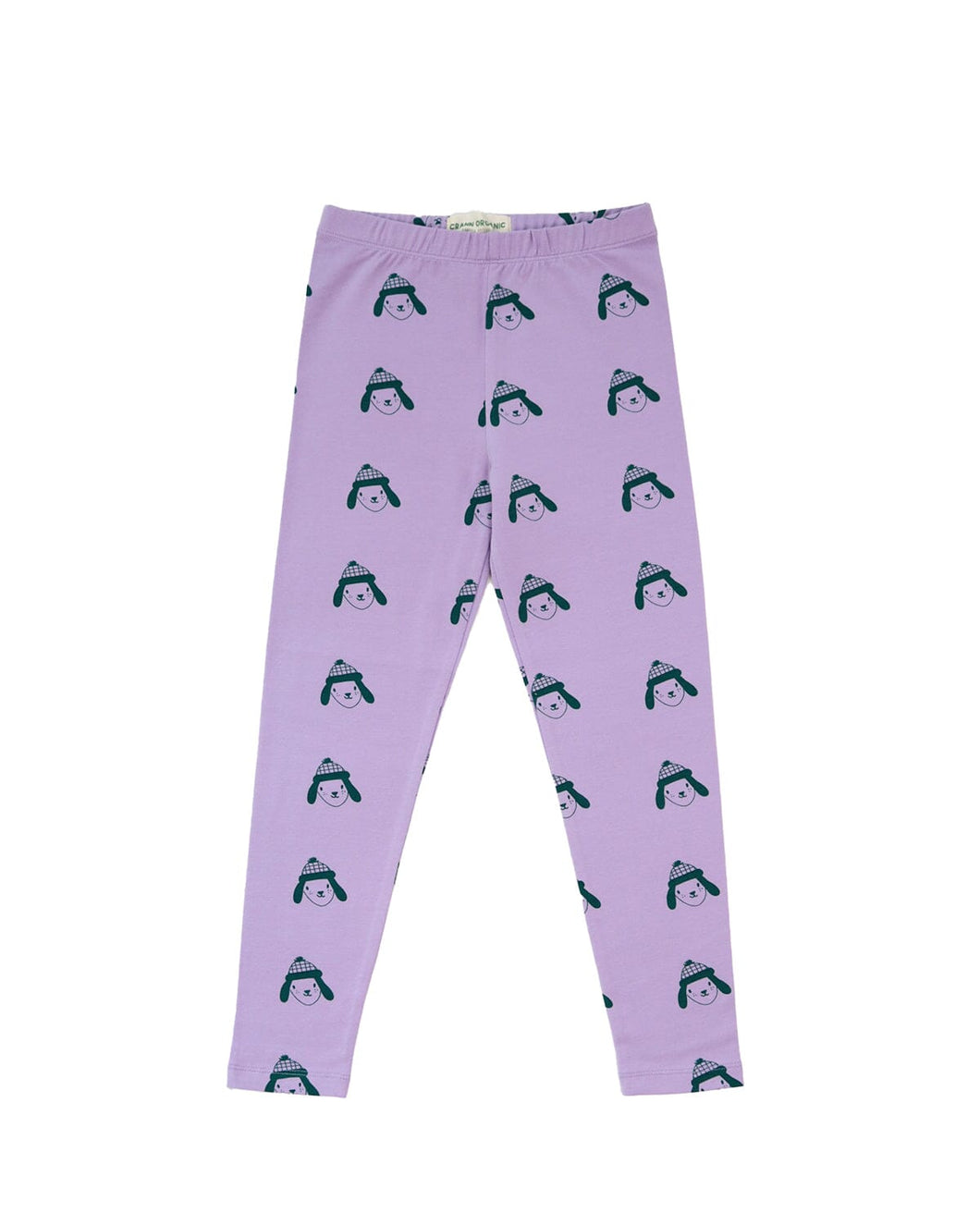 Purple Snow Cap Leggings 150 GIRLS APPAREL 2-8 Crann Organic 