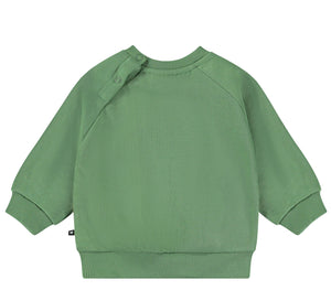 Raccoon Green Sweatshirt 130 BABY BOYS/NEUTRAL APPAREL Molo 
