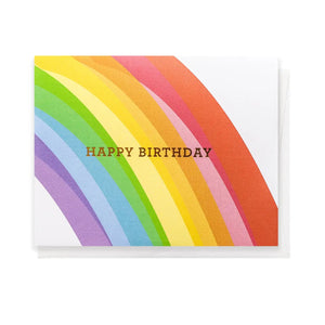 Rainbow Birthday Card 193 GIFT PARENT The Penny Paper Co. 