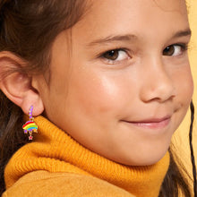 Rainbow Cloud Huggie Earrings 110 ACCESSORIES CHILD Girl Nation 