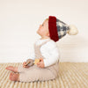 Red Checkered Beanie 110 ACCESSORIES CHILD The Blueberry Hill 