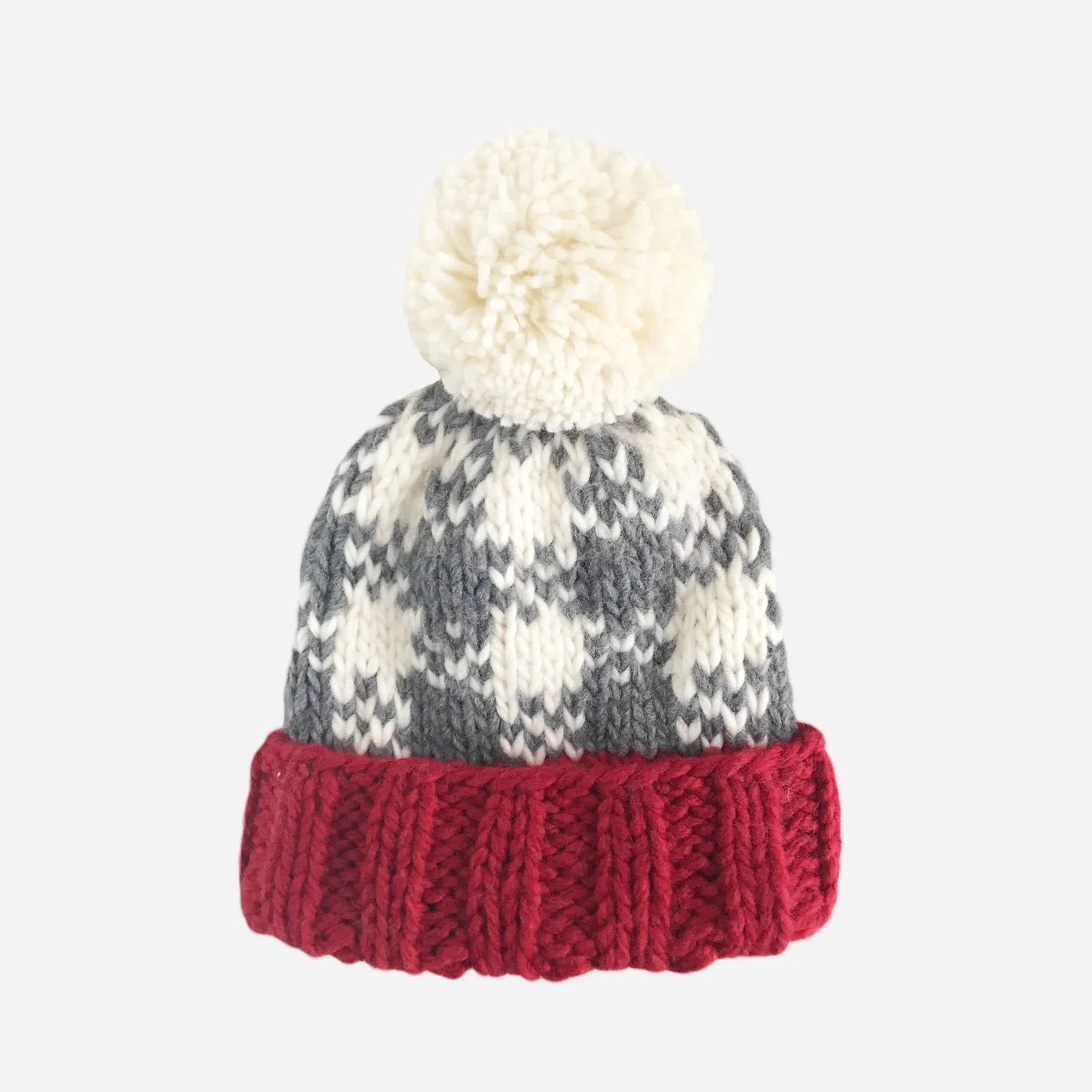 Red Checkered Beanie 110 ACCESSORIES CHILD The Blueberry Hill M 