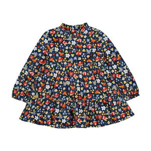 Red on Navy Floral Dress 120 BABY GIRLS APPAREL Mayoral 6m 