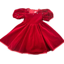 Red Sequin Velour Dress 150 GIRLS APPAREL 2-8 Lola & The Boys 6 