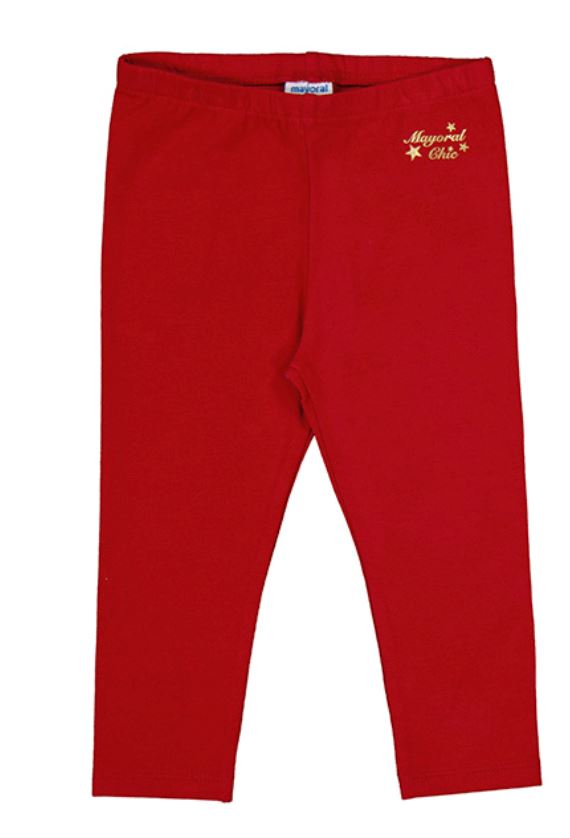 Red Solid Legging 120 BABY GIRLS APPAREL Mayoral 6m 