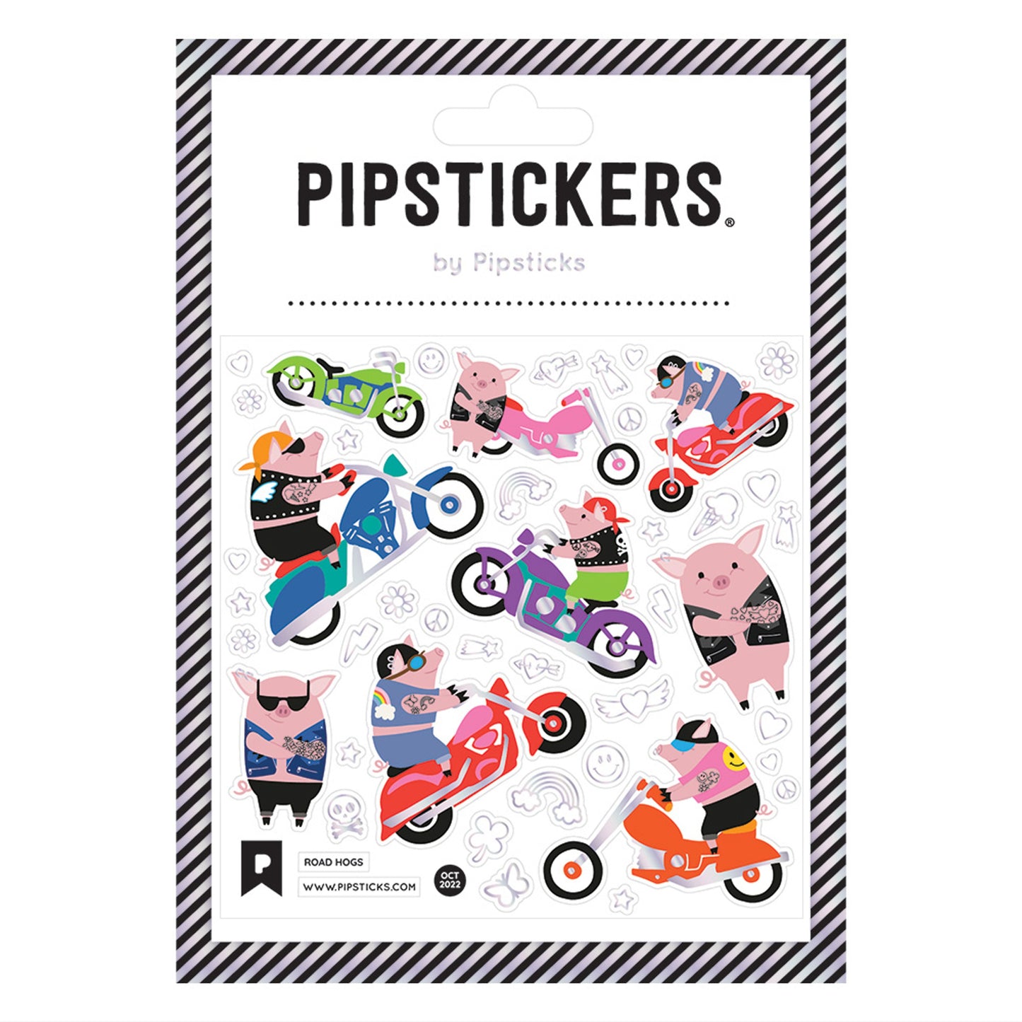 Road Hogs Stickers 196 TOYS CHILD Pipsticks 