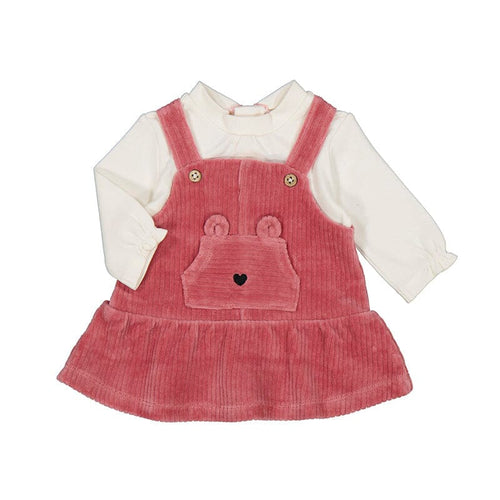 Rose Corduroy Overall Dress Set 120 BABY GIRLS APPAREL Mayoral 2-4m 