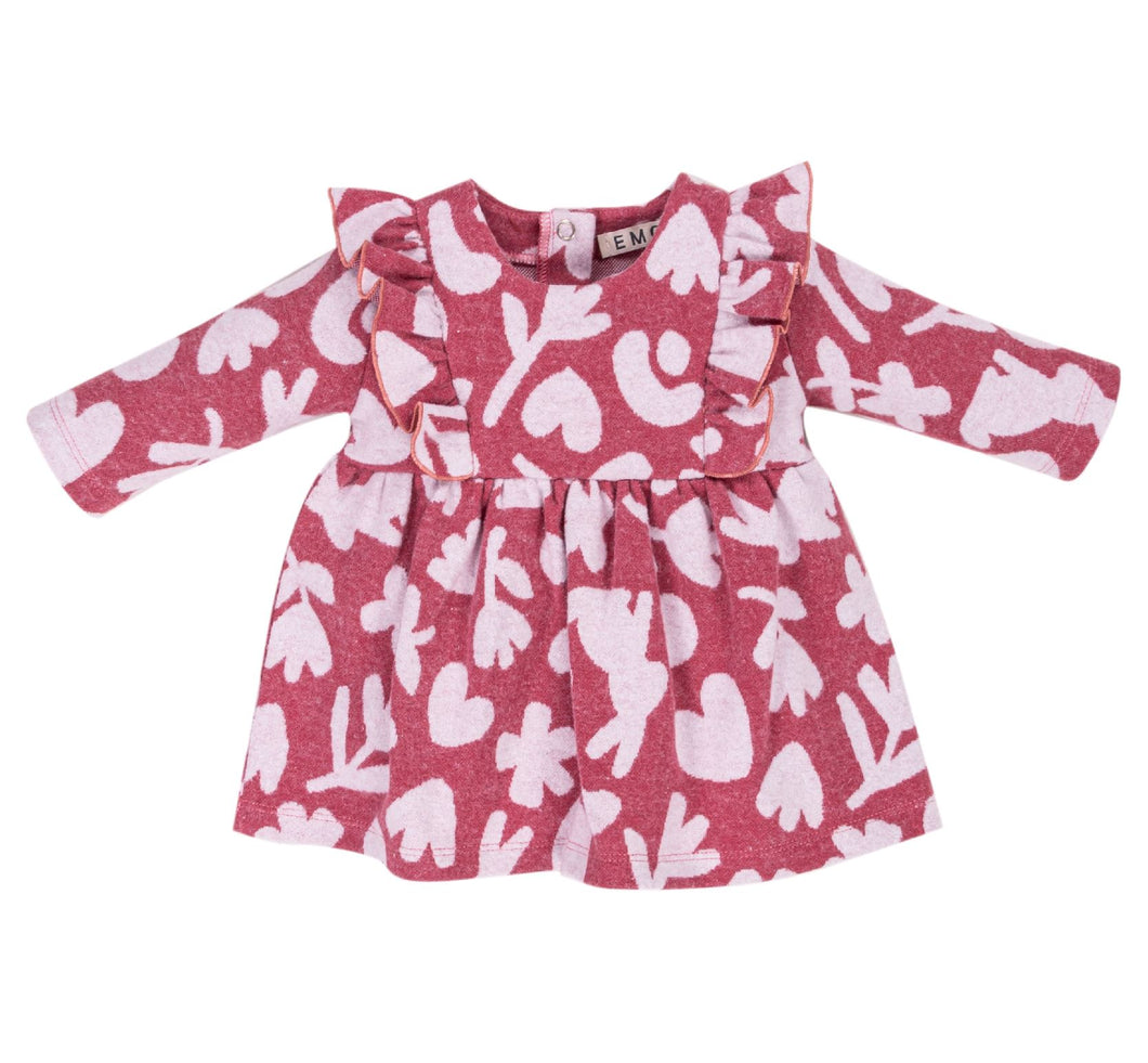Rosey Floral Heart Knit Dress 120 BABY GIRLS APPAREL EMC 3m 