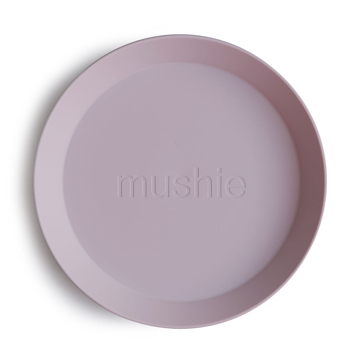 Round Plates Set 180 BABY GEAR Mushie Soft Lilac 