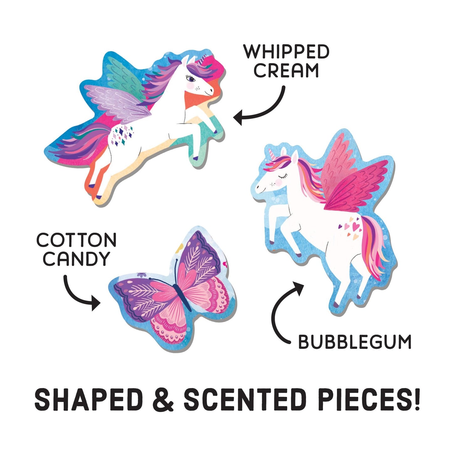 Scratch 'n Sniff Puzzle: Unicorns 196 TOYS CHILD Mudpuppy 