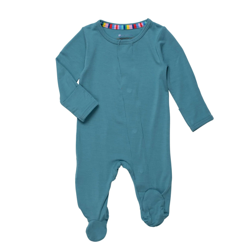 Seaglass Magnetic Footie 130 BABY BOYS/NEUTRAL APPAREL Magnetic Me 0-3m 