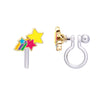 Shooting Star Earrings 110 ACCESSORIES CHILD Girl Nation Cip-on 