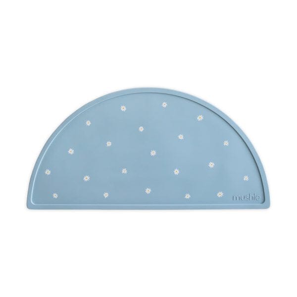 Silicone Place Mat 180 BABY GEAR Mushie White Daisy 