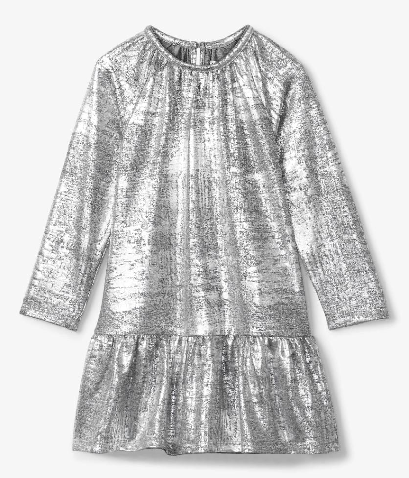 Silver Shimmer Aline Dress 150 GIRLS APPAREL 2-8 Hatley Kids 2 