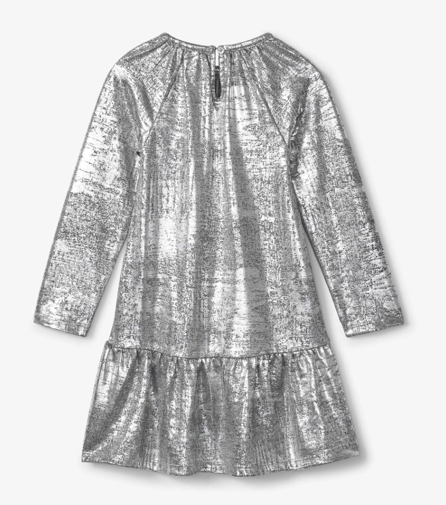 Silver Shimmer Aline Dress 150 GIRLS APPAREL 2-8 Hatley Kids 
