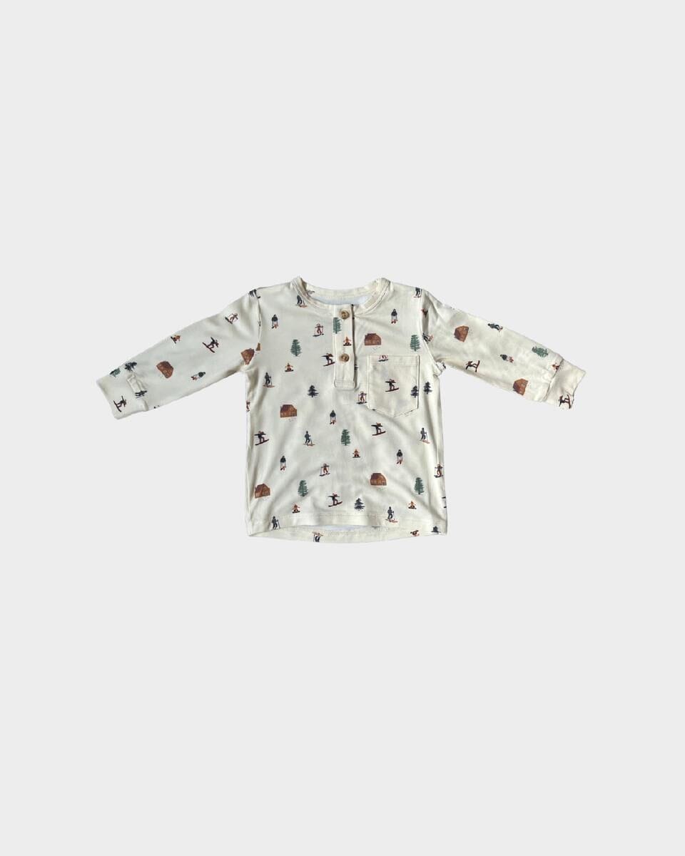 Ski Henley Top 140 BOYS APPAREL 2-8 Baby Sprouts 2 