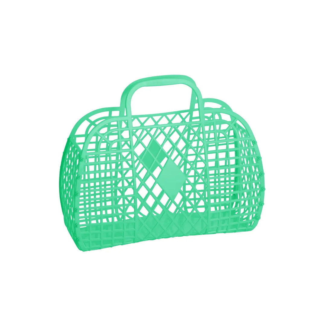 Small Retro Jelly Basket 110 ACCESSORIES CHILD Sun Jellies Green 