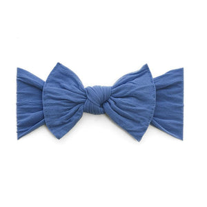 Solid Bows 100 ACCESSORIES BABY Baby Bling Bows Denim 