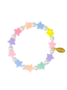 Stars And Hearts Pastel Bracelet 110 ACCESSORIES CHILD Tiny Treats And Zomi Gems 