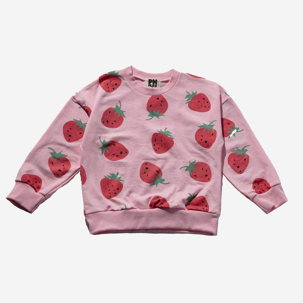 Strawberry Pink Sweatshirt 150 GIRLS APPAREL 2-8 Petite Hailey 2 