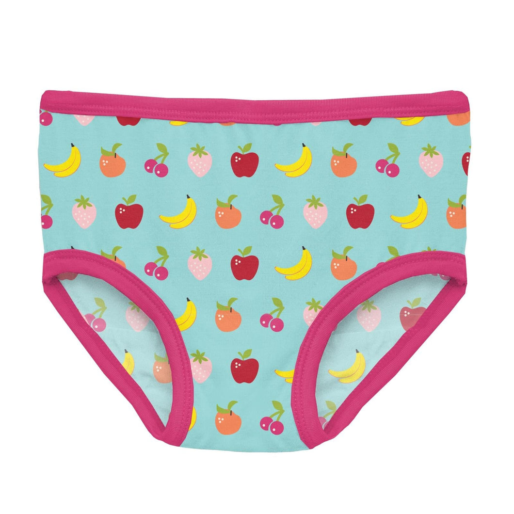 Summer Sky Mini Fruit Underwear 160 GIRLS APPAREL TWEEN 7-16 Kickee Pants 8/10 