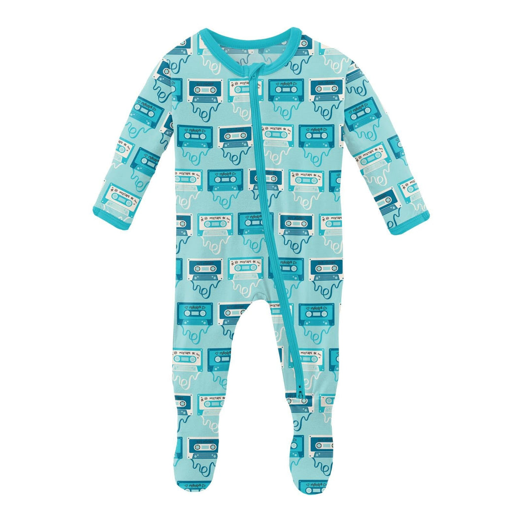 Summer Sky Mixtape Footie 130 BABY BOYS/NEUTRAL APPAREL Kickee Pants 0-3m 