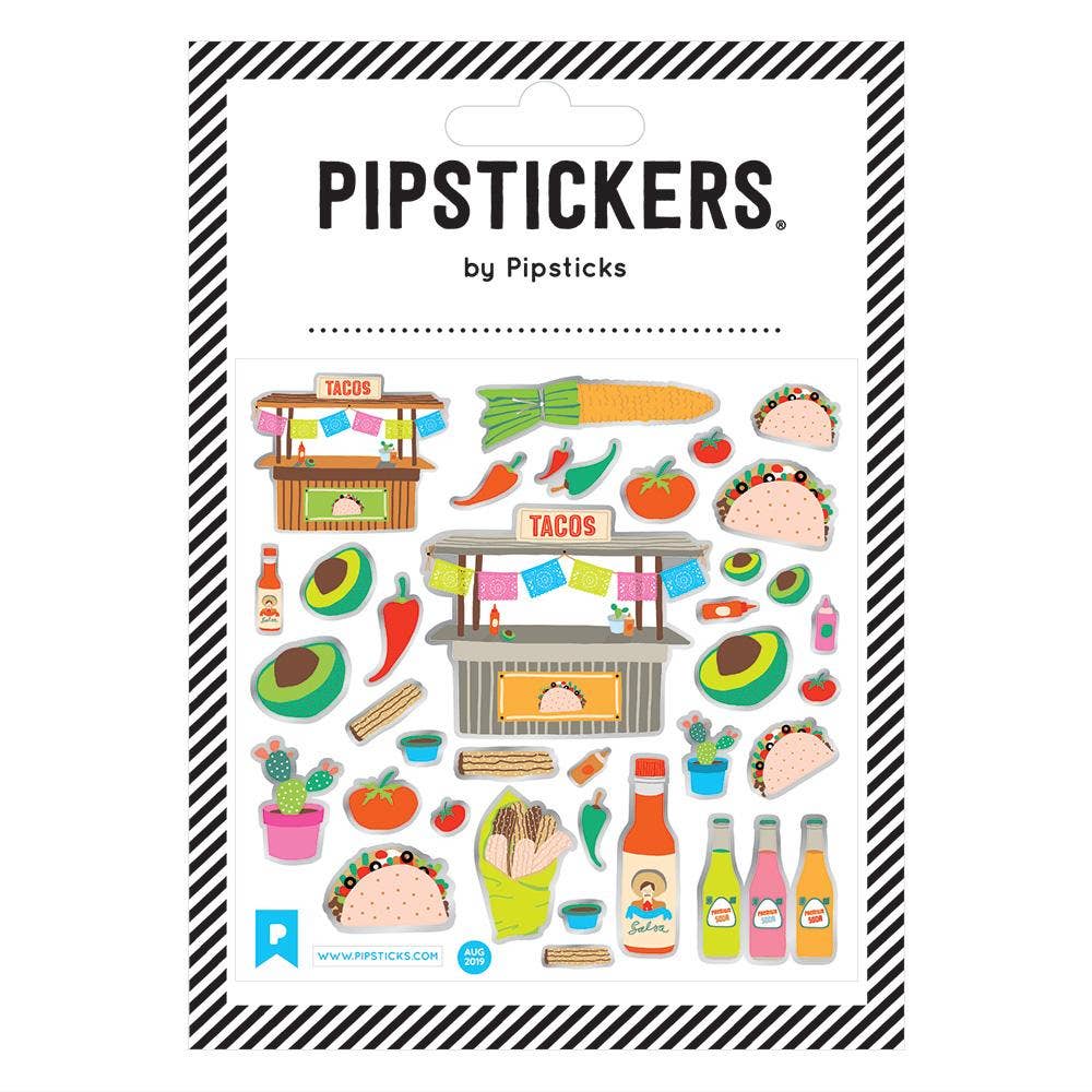 Taco Tuesday Sticker Sheet 192 GIFT CHILD Pipsticks 