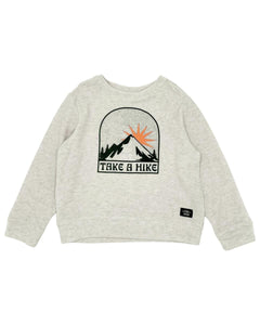 Take A Hike Grey Sweatshirt 140 BOYS APPAREL 2-8 Feather4Arrow 2 