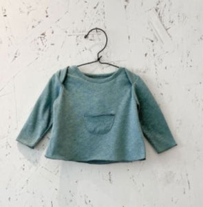 Teal Jersey Pocket Top 130 BABY BOYS/NEUTRAL APPAREL Play Up 3m 