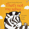 That's Not My... Books Usborne Books Zebra 